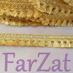 Aplicatie textila cu franjuri 2,5 cm - Cod 260 - imagine 3