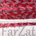 Aplicatie textila cu paiete 1,5 cm - Cod 292 - imagine 3