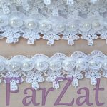 Dantela aplicatie textila - 5 cm - cod 263 - imagine 3