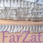 Aplicatie textila cu franjuri 2,5 cm - Cod 260 - imagine 2