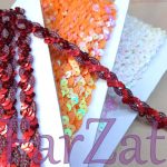 Aplicatie textila cu paiete 1,5 cm - Cod 292