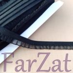 Panglica din organza pe elastic alba - imagine 2