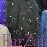 Tiul cu flori 3D material textil - imagine 2