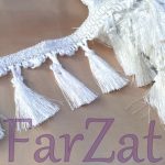 Banda cu ciucuri - 8 cm - imagine 2