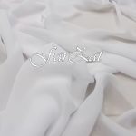 Material textil voal alb