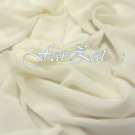 Material textil voal ivoire