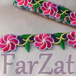 Aplicatie termoadeziva cu flori - Cod 312 - imagine 2