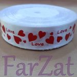 Panglica saten cu inimioare - imagine 4