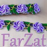 Aplicatie termoadeziva cu flori - Cod 312 - imagine 3