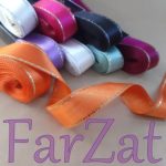 Panglica dublu saten brodata 2 cm - imagine 12