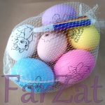 Saculet oua colorate