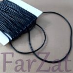 Snur siliconat negru 3 mm - 10 m