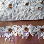 Aplicatie textila model floare - Cod 204 - imagine 3