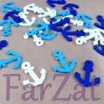 Ornament ancora din lemn - 2 x 2,5 cm - imagine 3