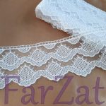 Dantela alba 9 cm - Cod 244 - imagine 2