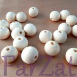 Margele lemn 2 cm - nature