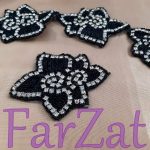 Aplicatie hotfix cu strasuri si margele - Cod 76 - imagine 3