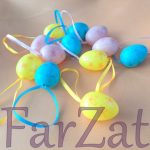 Set oua plastic - 4 x 3 cm