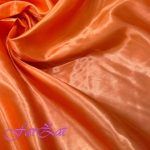 Crep saten portocaliu