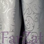 Brocart fete de masa - Gri - imagine 3