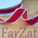 Banda decorativa catifea cu puf - imagine 2