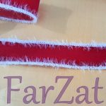 Banda decorativa catifea cu puf - imagine 3