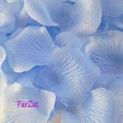 Petale decorative textile - Bleu