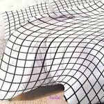 Lenjerii de pat 100% bumbac cod 3 - Alb cu negru - imagine 2