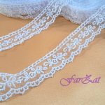 Dantela alba 2,5 cm - Cod 422