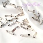 Ace brosa argintii - 2,5 cm - imagine 3