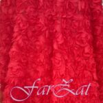 Tiul moale cu flori 3D - imagine 4