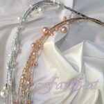 Crengute decorative curgatoare cu perle - imagine 3